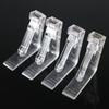 4Pcs Anti-Slip Tablecloth Holder Transparent Curtain Buckle Portable Tablecloth Clips