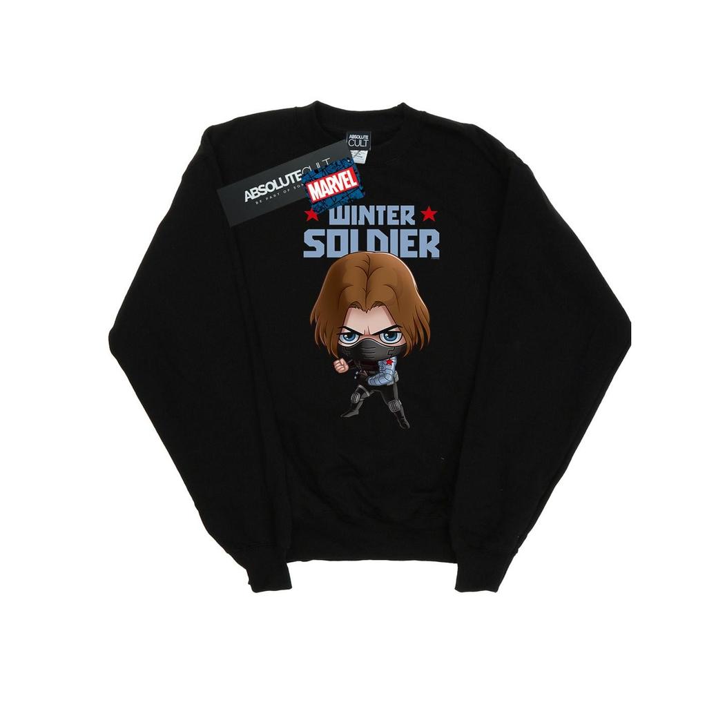 Marvel Womens/Ladies Winter Soldier Bucky Toon Sweatshirt