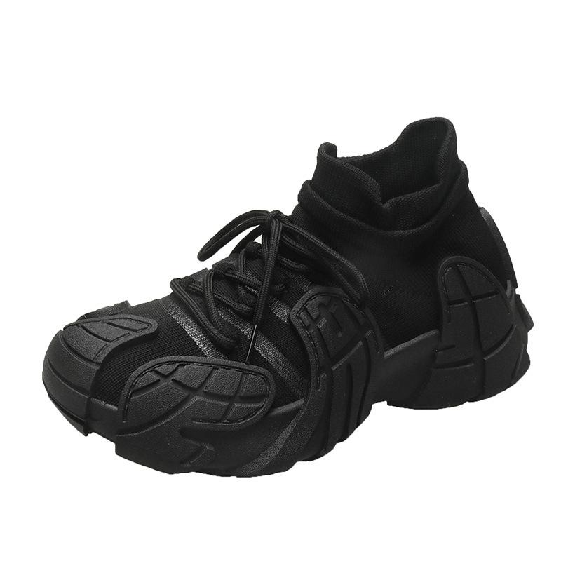 Носки и обувь новая женская повседневная обувь платформа женская обувь лето дышащая осьминог летающая тканая спортивная обувь большой размер