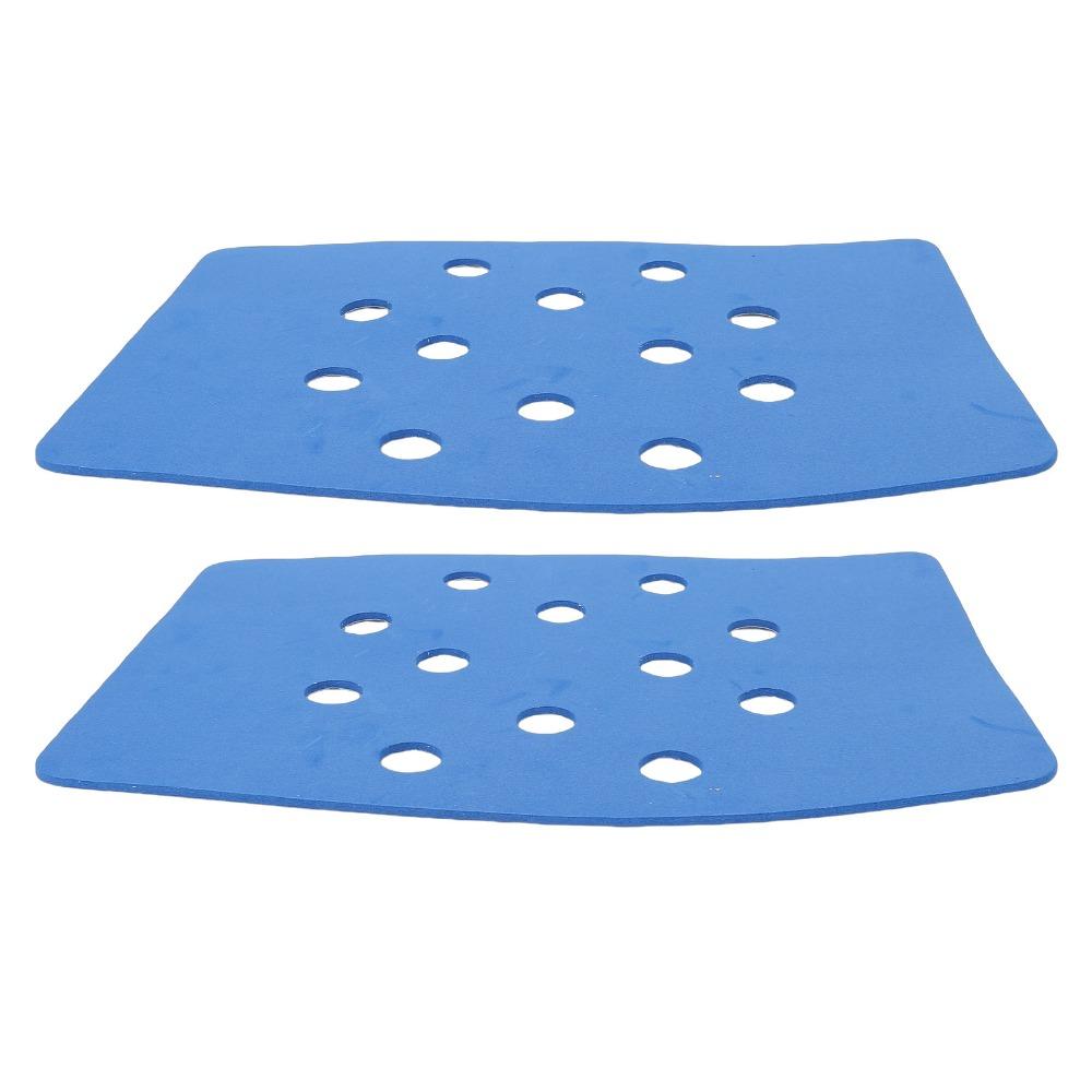 2PCS Non Slip Shower Bench Cushion Blue Shower Stool Cushion Shower Chair Pad Shower Chair