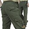 Summer Outdoor Thin Section Quick-drying Trousers Male Loose Large Size Multi-pocket Overalls