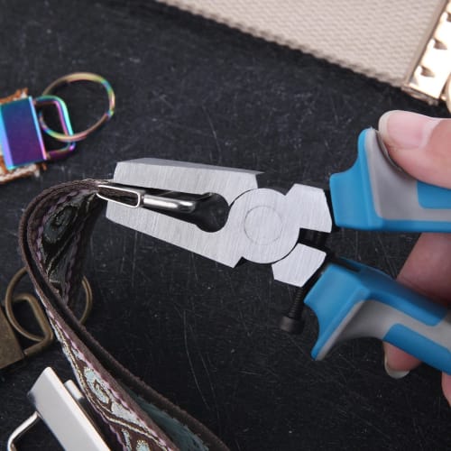 SPEEDWOX 6-inch Glass Nippers, Glass Punch, Glass Cutter, Glass Cutter, Stained Glass Nippers, Plastic Glass Nippers for Stained Glass, Plastic Nipper