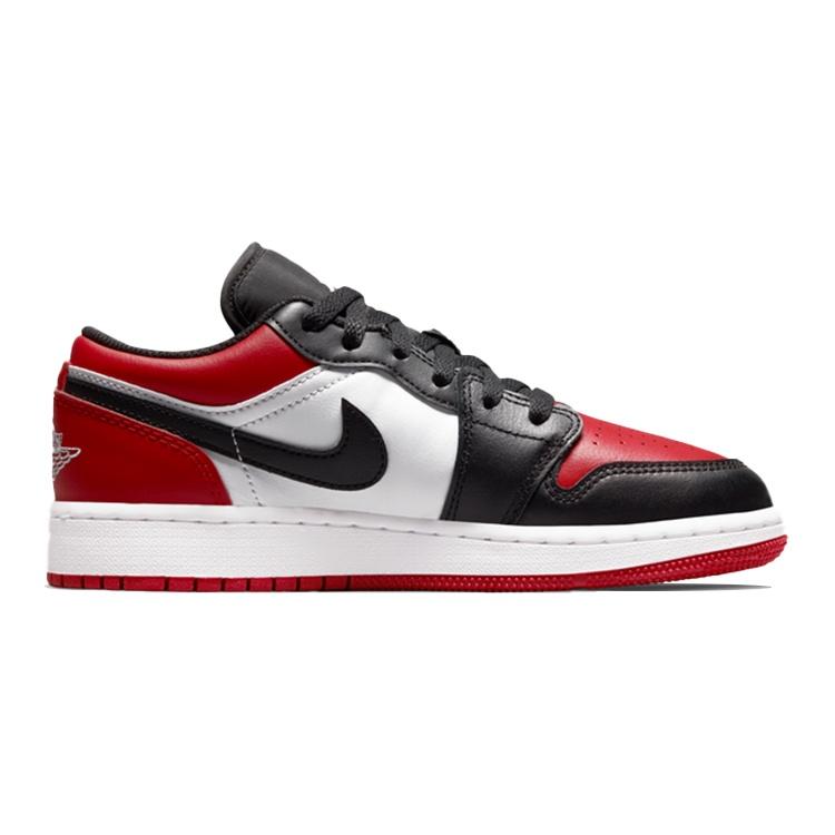 (GS) Air Jordan 1 Low 'Bred Toe' Kids' 553560-612