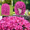 2Pcs Hanging Artificial Bougainvillea Speetabilis UV Resistant Realistic Fake Flower Wedding Party Indoor Outdoor Garden Yard Wall Hanging Faux Bloom