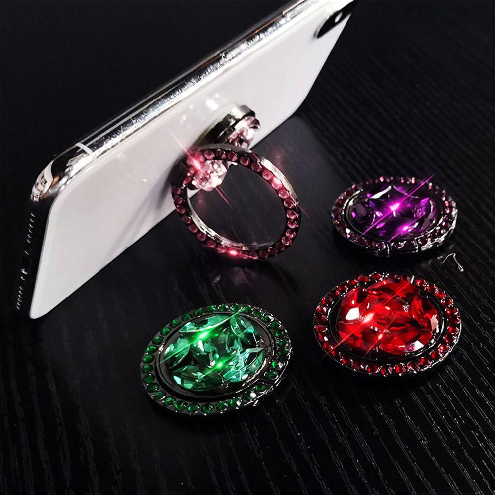 Desk Ring Ultra Thin Metal Bracket Luxury Phone Holder Mobile Phone Stand Car Mount Magnetic