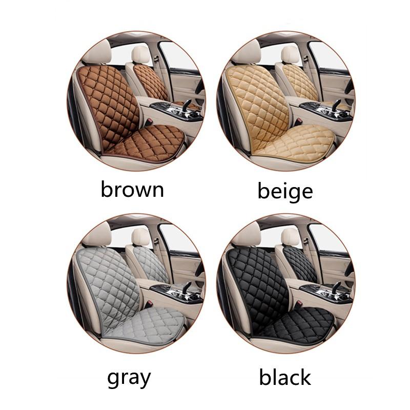 Хлопковая нескользящая подушка для сиденья автомобиля, универсальный защитный коврик для сиденья