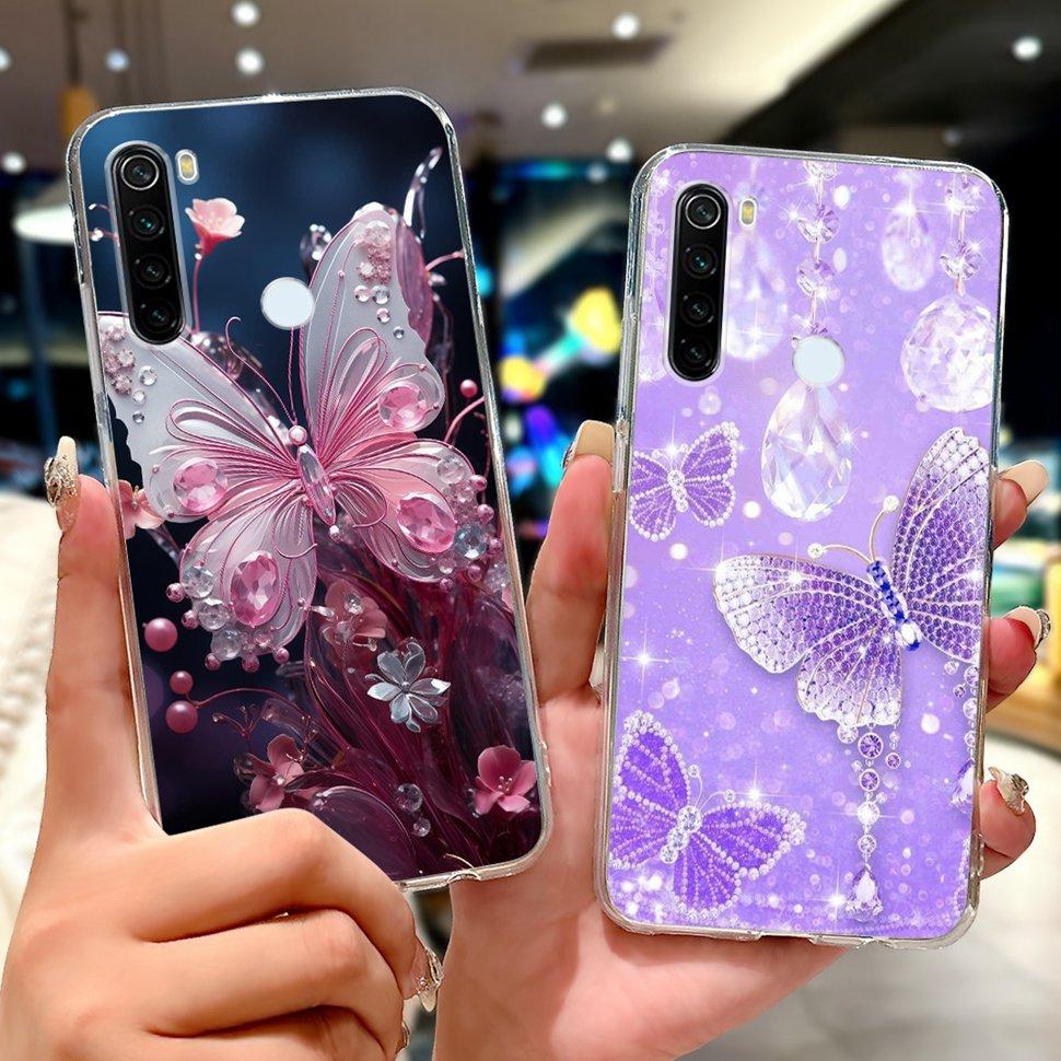 6.3" Silicone Case For Xiaomi Redmi Note 8 Soft TPU Cute Patterned Cover Case For Redmi Note 8  Note8 Protective Shell Bumper