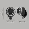 Self Adhesive Car Dashboard Navigation Compass Ball Folding Black Camping Equipment For Caravan SUVs Marine RVs