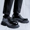 Модная мужская кожаная повседневная обувь на шнуровке, мужские мокасины на платформе класса люкс, мужские оксфорды для свадебной вечеринки, обувь Zapatos Hombre
