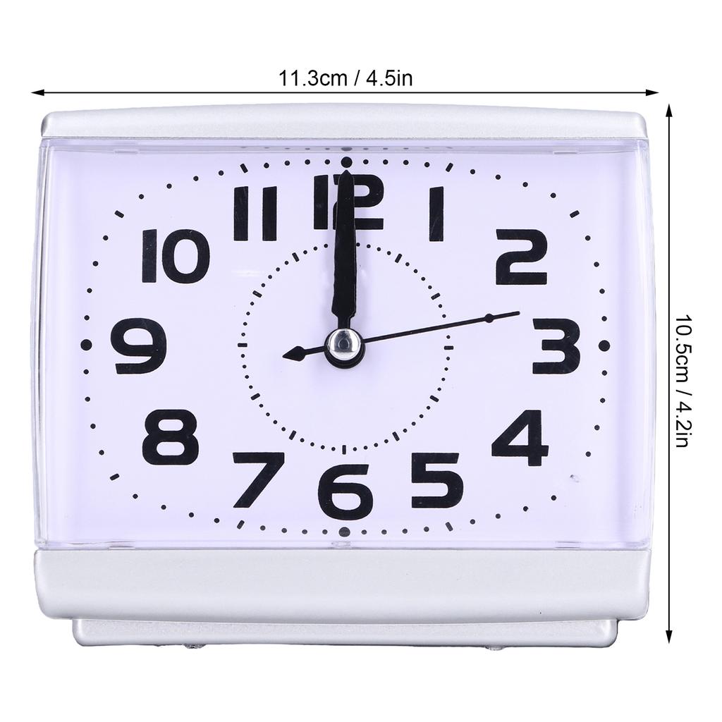 Бесшумный будильник Простой   Настольный будильник Студенческая спальня   Украшение для дома