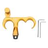 3 Finger Hand Held Bow Release Aluminum Alloy Thumb Release for Compound Bow Adjustable 360 Degrees