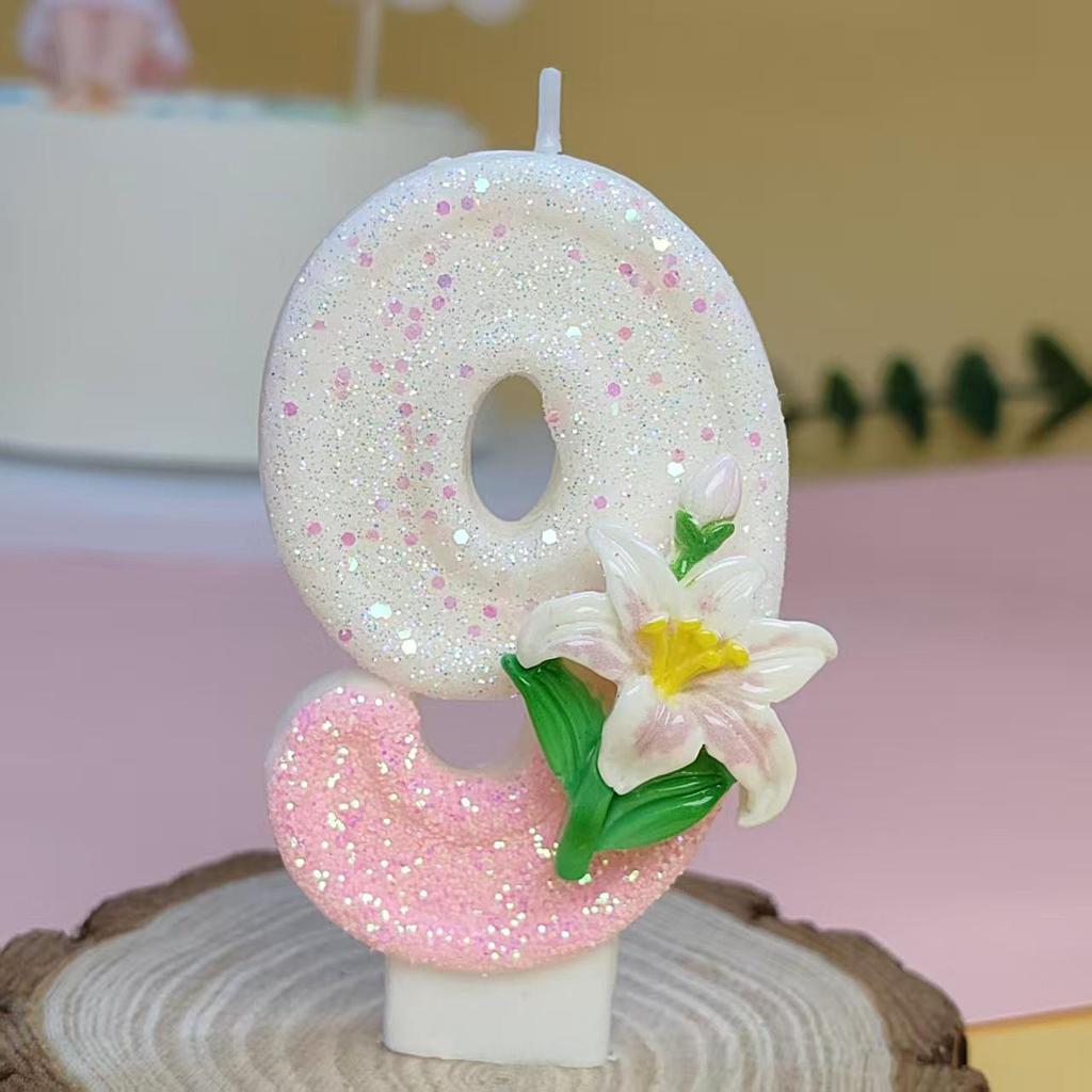 Креативные свечи для торта на день рождения с цифрами 0-9 для украшения торта