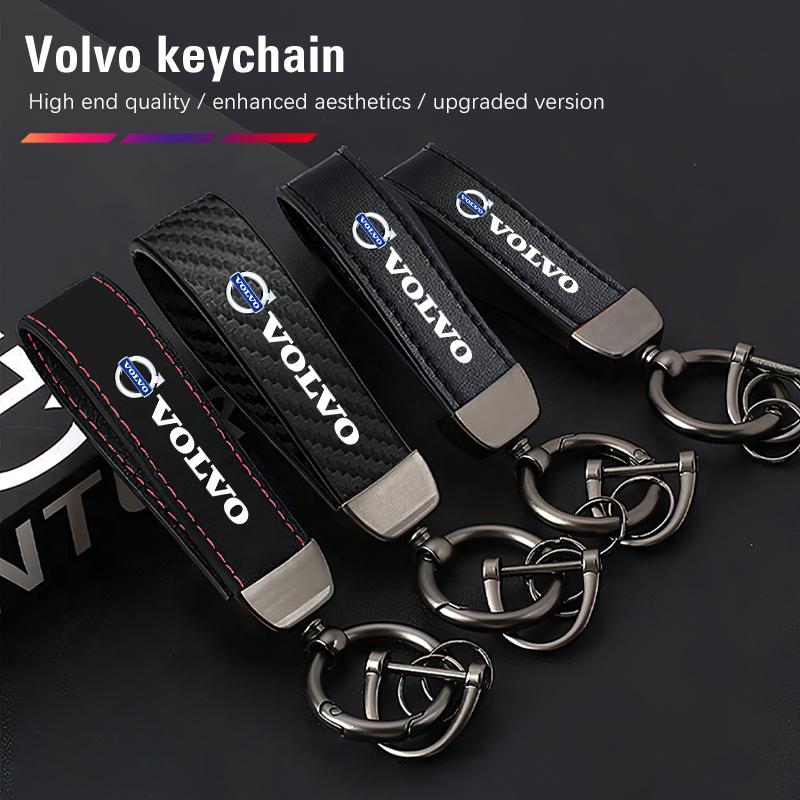 Volvo Keychain Zinc Alloy Car keyring Pendant Accessories For Volvo Xc60 Xc90 V40 V60 S60 V50 V90 S80 C40 XC40 V70 XC70 Rdesign
