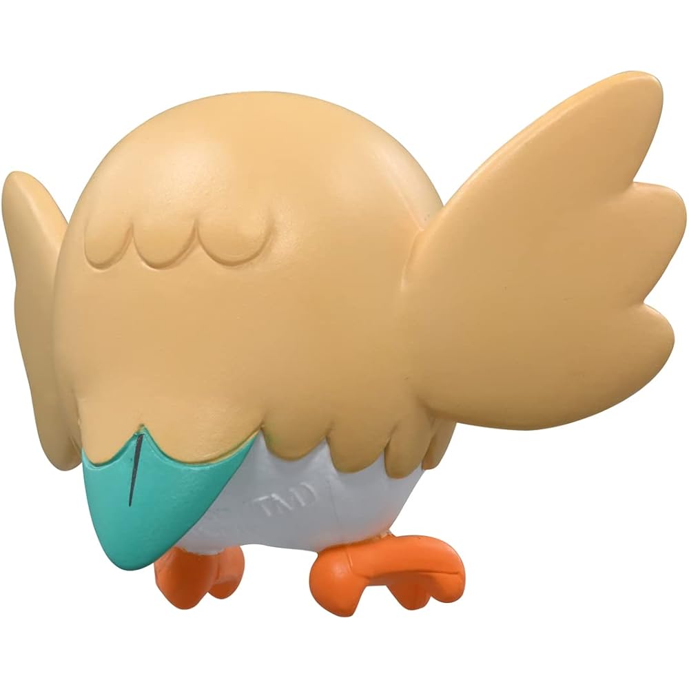 Takara Tomy Pokemon Moncolle MS-24 Фигурка Rowlet Игрушка от 4 лет Сертифицирована по безопасности