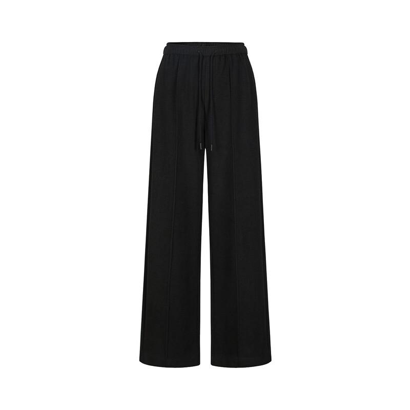 Jiusi Anna Kai Women's Winter Plush Wide-Leg Trousers