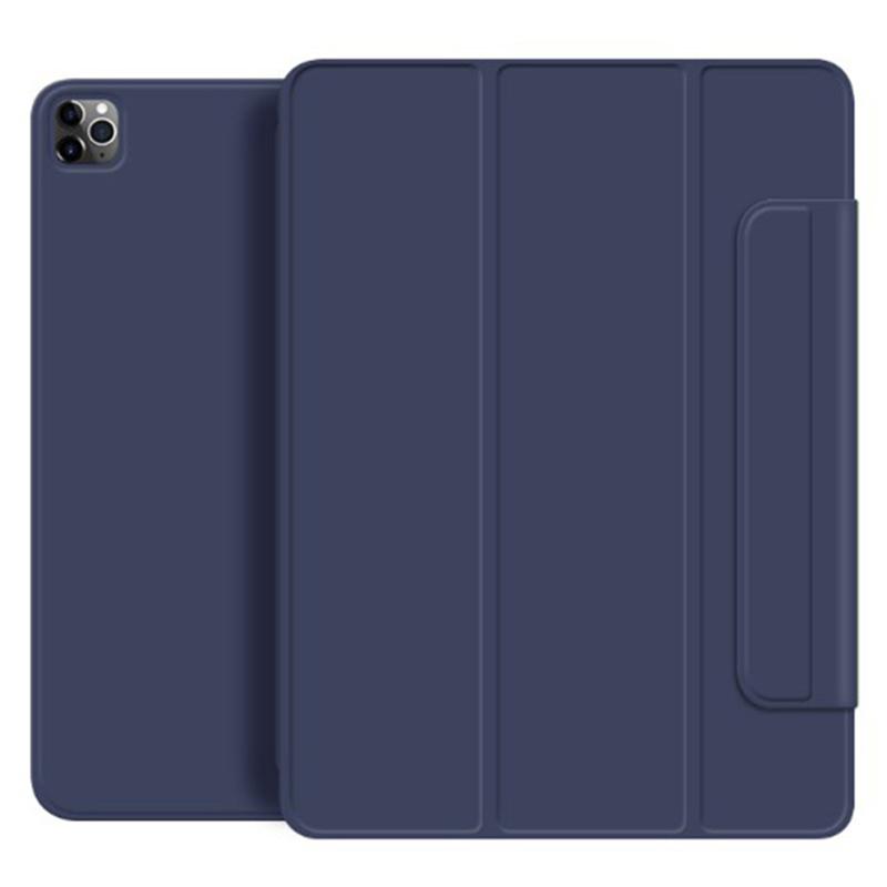 For iPad Pro 11 (2025)/11 (2024) Case PU Leather Auto Sleep/Wake Cover Magnetic Attachment