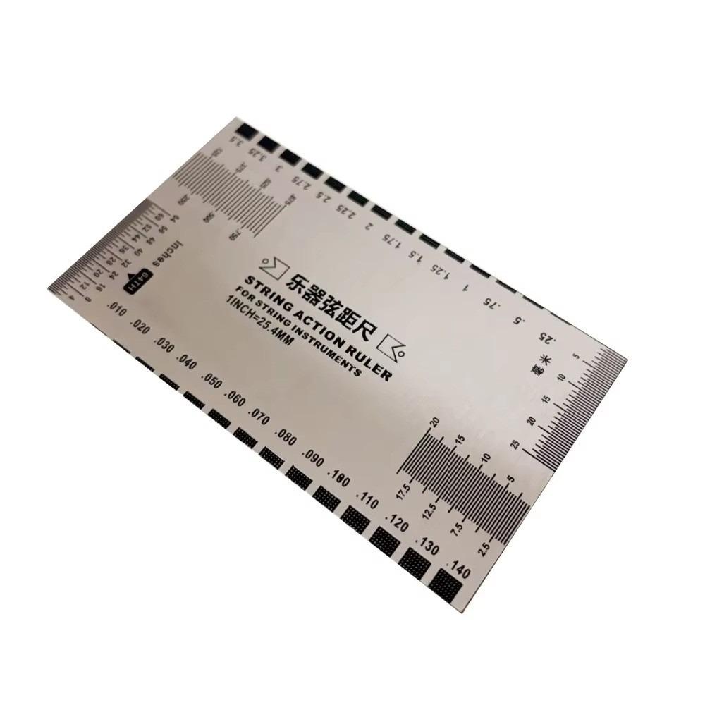 1PC String Ruler Stainless Steel Guitar Repair Tool Durable String Action Gauge Guitar Maintenance