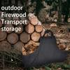 Сумка-тоут для дров из брезента Oxford Camping BBQ Firewood Carrier Bag для хранения дров в камине, инструменты для барбекю на открытом воздухе