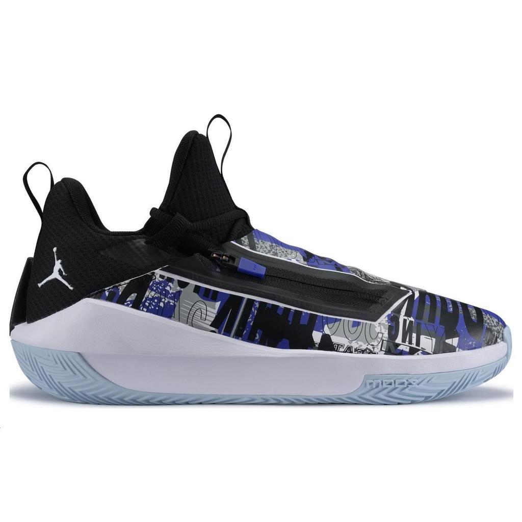 Air Jordan Jumpman Hustle PF Dark Concord Men Sneakers Purple White Black AQ0394-500