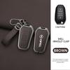 For Opel Mokka Corsa Astra Combo Grandland Insignia 2024 2025 Leather Car Key Case Cover Shell Holder Gift Keychain Accessories QS7
