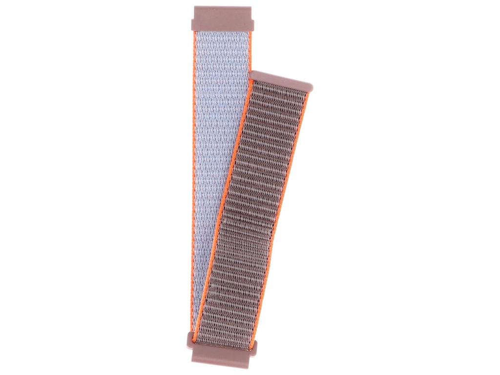New GlacierX Grip Strap Nylon Mountain Shadow Smartwatch Strap Brown-Gray 22mm