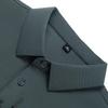 TUCANO Long-Sleeve T-Shirt for Men, Spring And Autumn Business Polo Shirt with Collar, Casual Versatile Comfortable Top Men's Clothing, Black 4XL