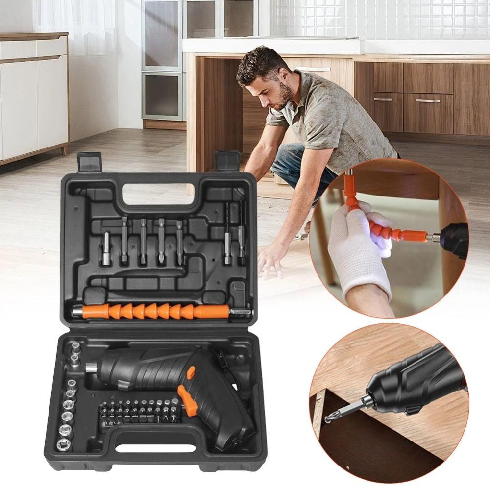 USB Charging Electric Screw Driver Multifunctional Cordless Screwdriver Screwdriver Set