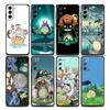 Totoro Miyazaki Anime Case Cover For Samsung Galaxy S21 S22 S20 S 21 Ultra FE Plus S7 S8 S9 Plus Cases Fundas Cute Studio Ghibli