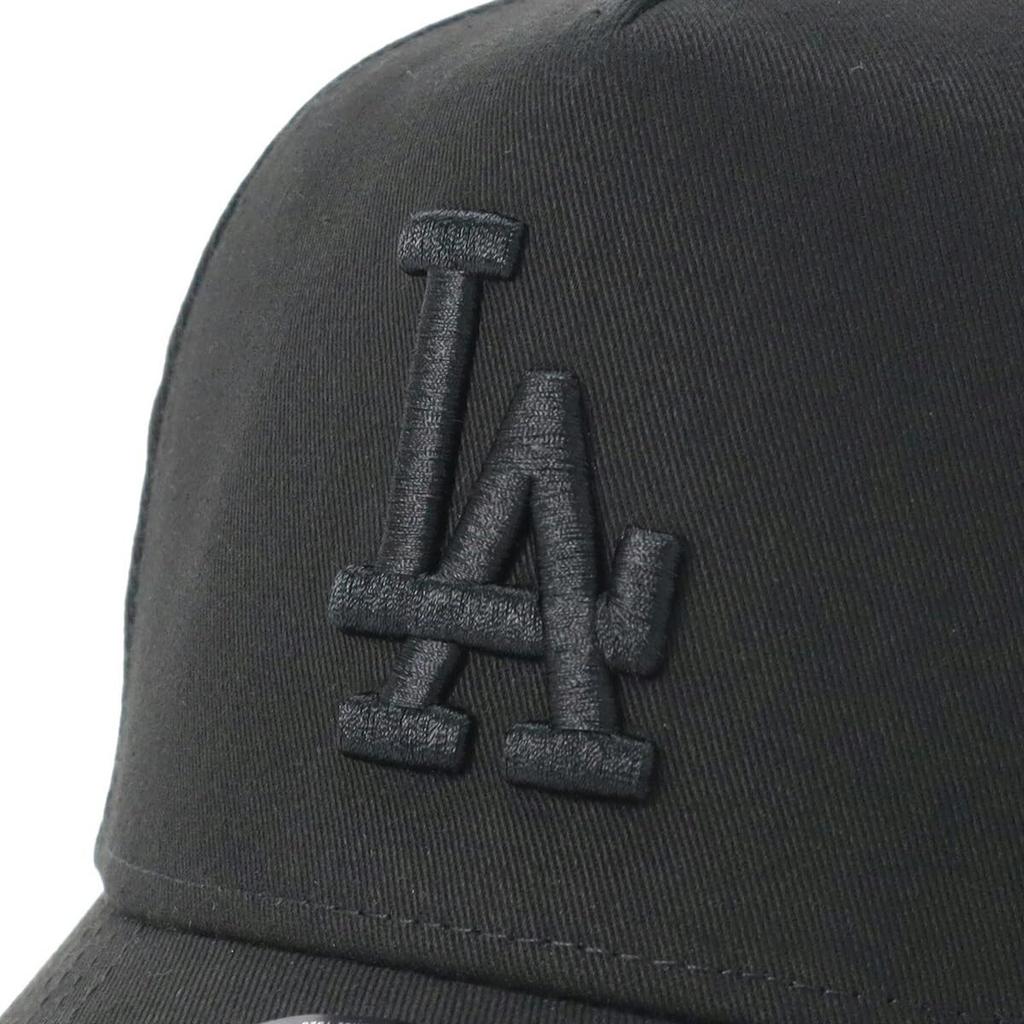 New Era 9FORTY D-Frame Cap MLB Los Angeles Dodgers, Black on Black, ONSPOTZ Exclusive, Free Size (LA Black/Black)