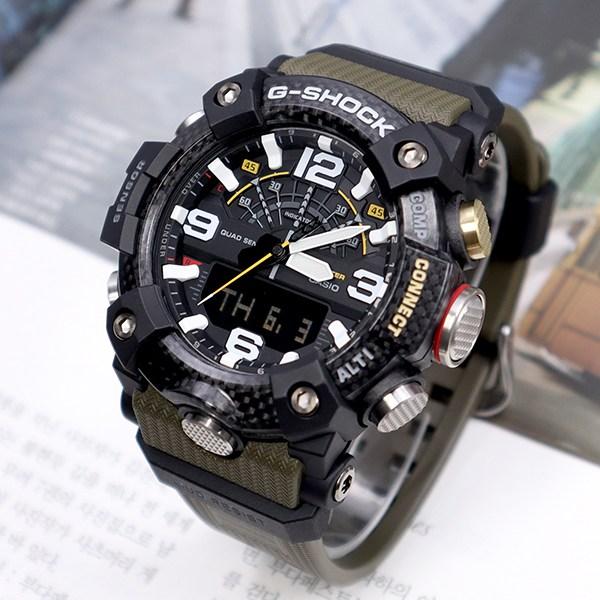 G-SHOCK Mudmaster солдат военные уличные часы цвета хаки высота давление температура водонепроницаемость 200 м