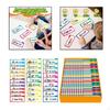 Word Families Read and Rhyme Flip Books, Supplies Sight Flash Cards, for Educators Parents