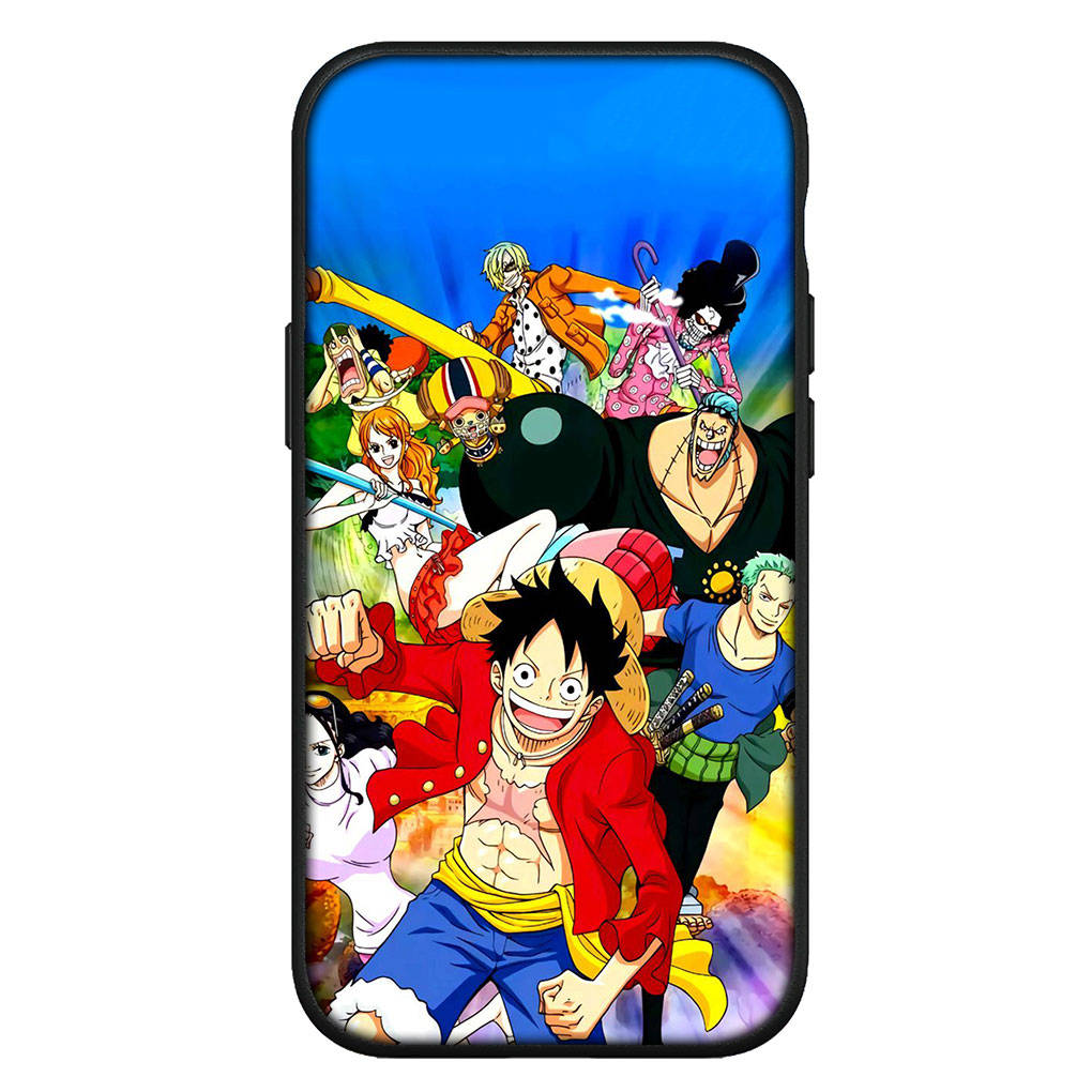 Чехол для iPhone 16 15 Xiaomi Redmi Note 14 13 12 11 Pro Max 16e Samsung Galaxy S25 S24 S23 Moto OPPO Huawei Комиксы Пятая передача Ван Пис Луффи Чехол для телефона