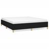 Box Spring Bed Frame Black 160 x 200 cm Fabric