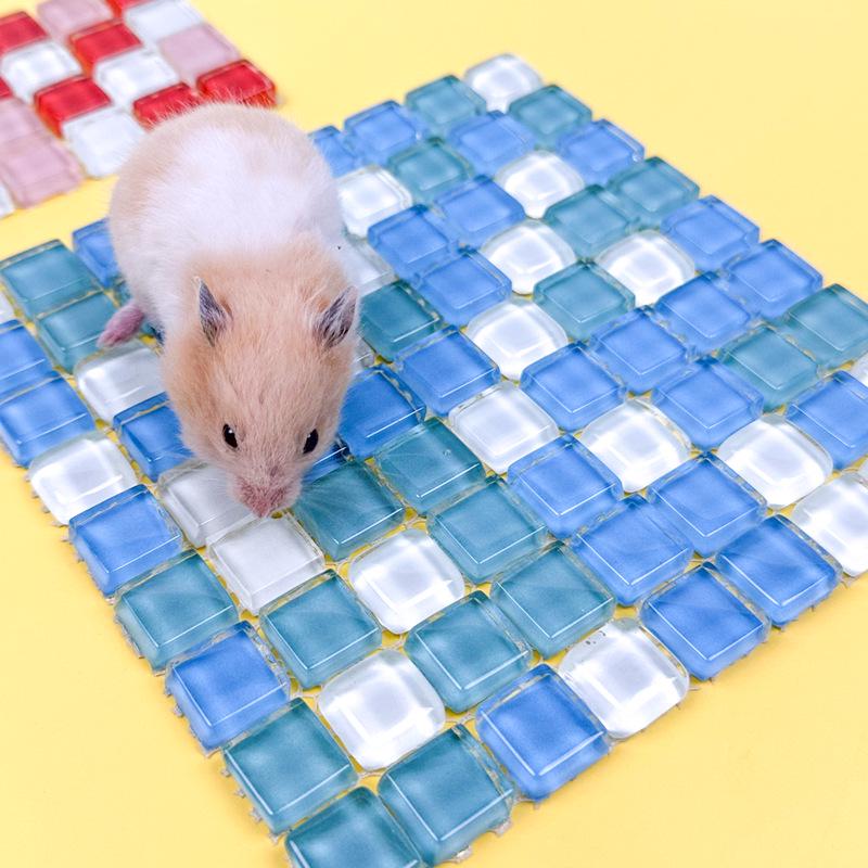 Golden Hamster Cooling Ice Pad - Summer Heat Dissipation Nest for Small Pets