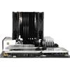 Кулер для процессора SCYTHE Size с боковым потоком MUGEN6 BLACK EDITION с двумя вентиляторами и тепловыми трубками диаметром 6 мм x6 SCMG-6000DBE