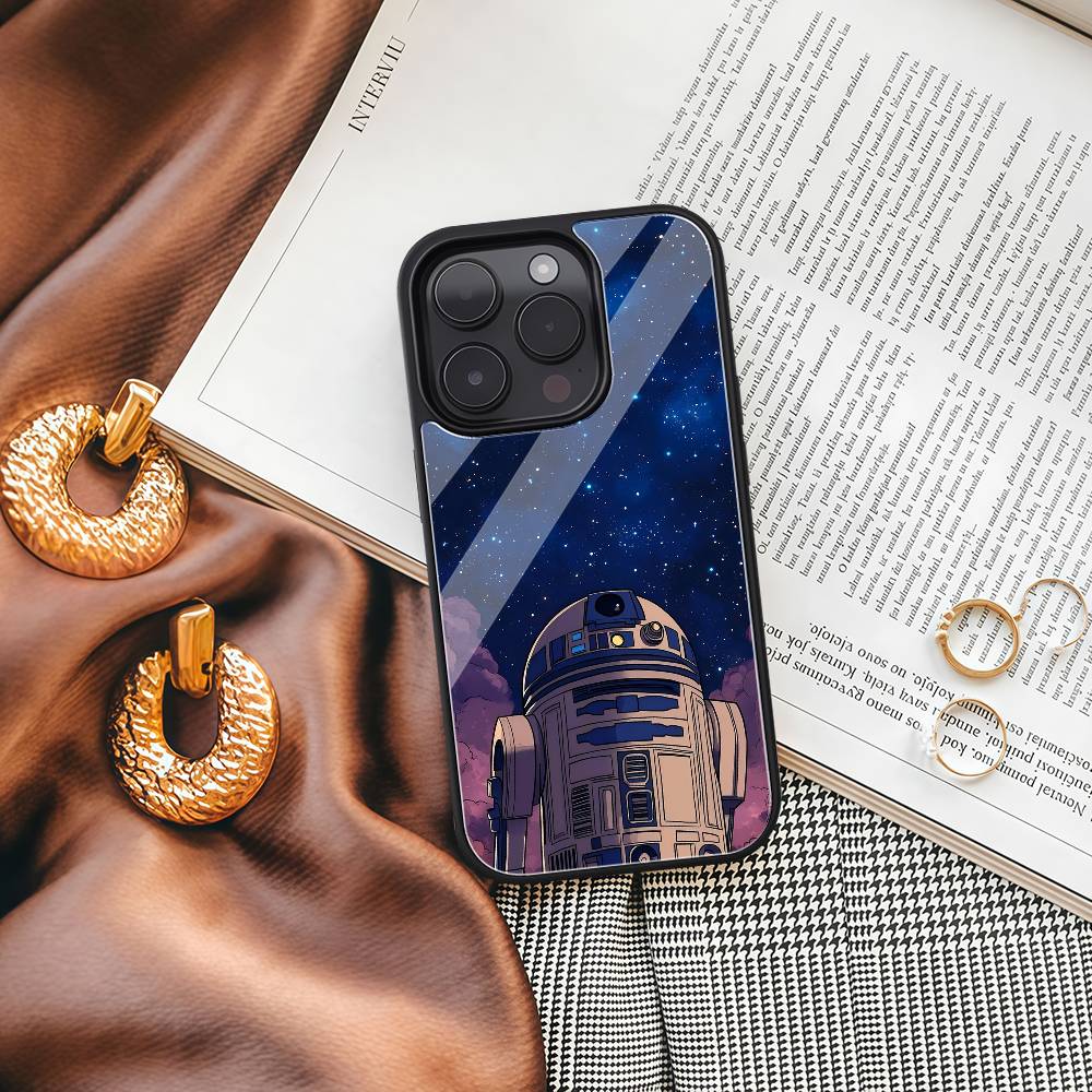 Movie S-Star Wars Phone Case Black Hard Plastic Phone Case For Iphone 17 Air 16 15 14 13 12 11 Pro Max PC TPU Ins Case