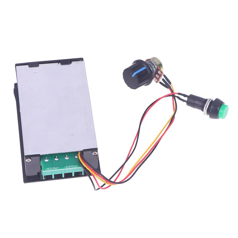 DC 6-60V 6V 12V 24V 48V 30A Цифровой дисплей ШИМ Регулятор скорости двигателя постоянного тока Контроллер скорости двигателя С выключателем Старт/Стоп