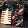 США А-Америка Флаг Чехол для Телефона Для iPhone 17,16,15,14,13,12,11 Plus,Pro Max,XS,Цветной Серебристый Черный Чехол