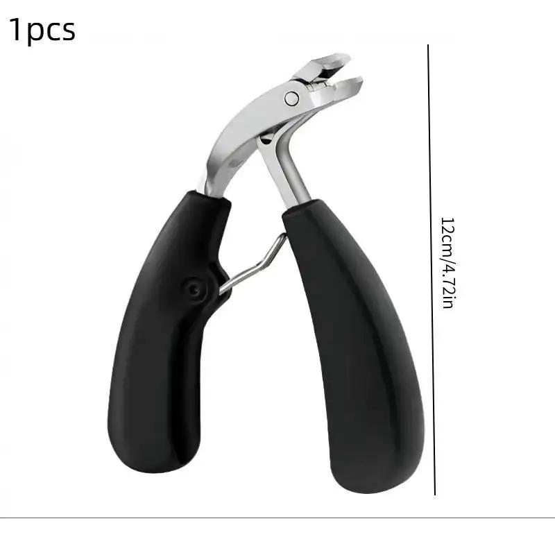 Профессиональные вогнутые кусачки для ногтей из нержавеющей стали для толстых ногтей и вросших ногтей на ногах. Острое изогнутое лезвие для легкой стрижки.