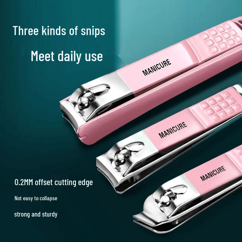 Anti-Splash Multipurpose Nail Clipper Set for Home Manicure and Personal Care