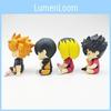 Милый набор ПВХ фигурок Haikyuu Sleep Edition плечом к плечу, игрушка-сюрприз в слепой коробке