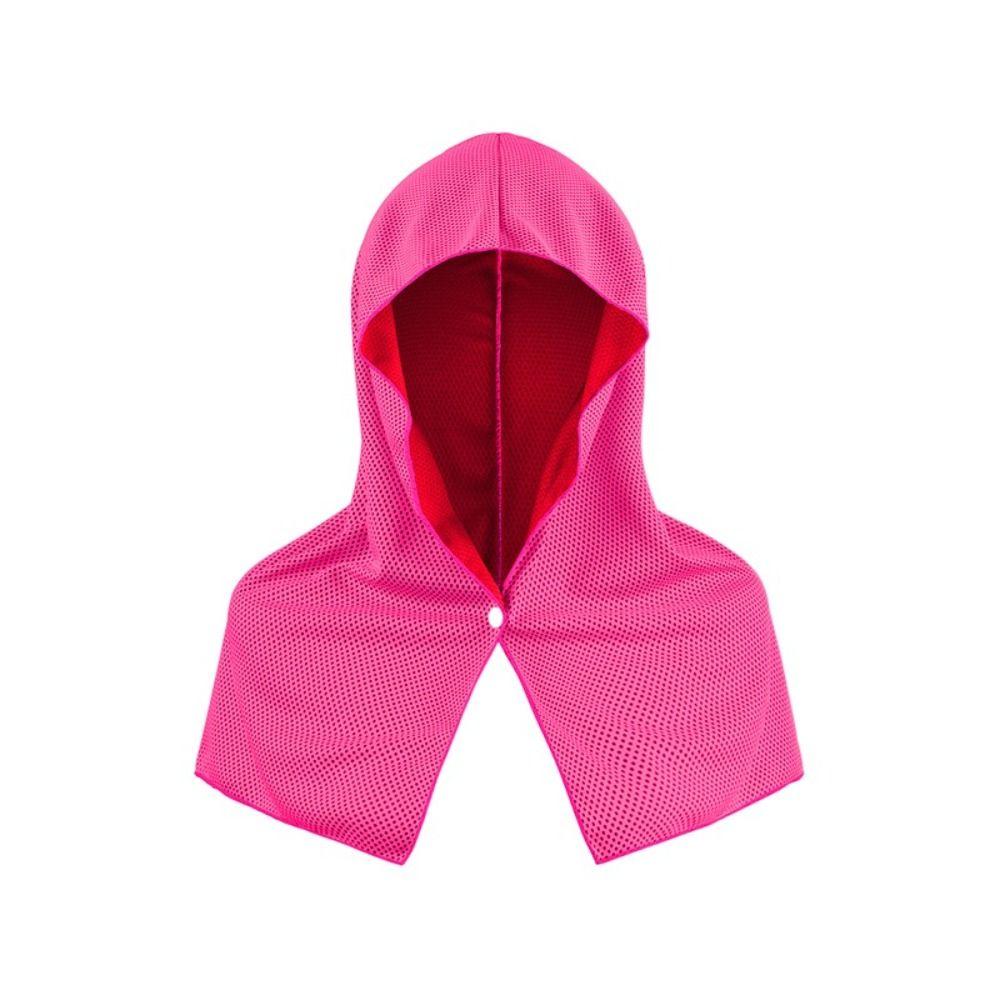 Дышащая U-образная толстовка с капюшоном для пляжа UPF50+, приятное для кожи охлаждающее полотенце для лета