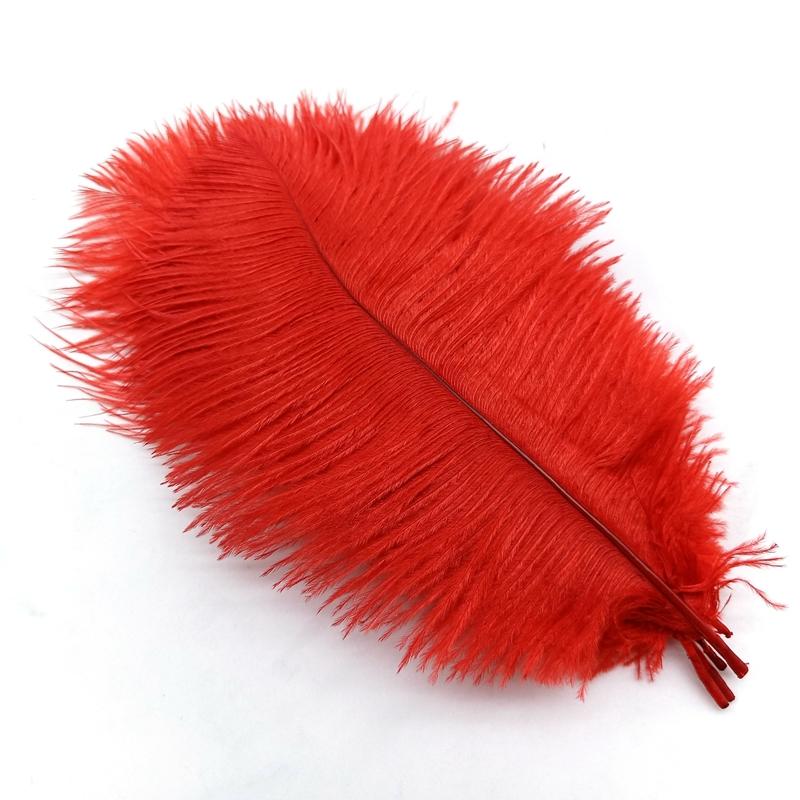 10Pcs Ostrich Feathers Wedding Centerpiece For Needlework Crafts Material DIY Decoration Carnival Headdress Accessories Plumes