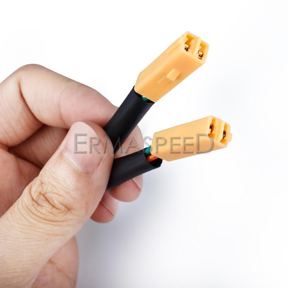 1 пара указателей поворота для мотоцикла, янтарные поворотники, светодиодные передние и задние индикаторы для Z1000 Z800 NINJIA 650 ER6N