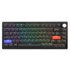 DrunkDeer A75 Rapid Trigger Keyboard Mechanical TKL Magnetic Switch RGB Wired USB Compact Gaming 82 Keys with Knob Black Anti-Ghosting Spill-Proof