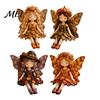 Vintage Garden Fairy Craft Patchwork DIY Kit, Flower Fairies Sewing Make 4 Kit Dolls, Beginner-Friendly Project for Home Decor Handmade Gift