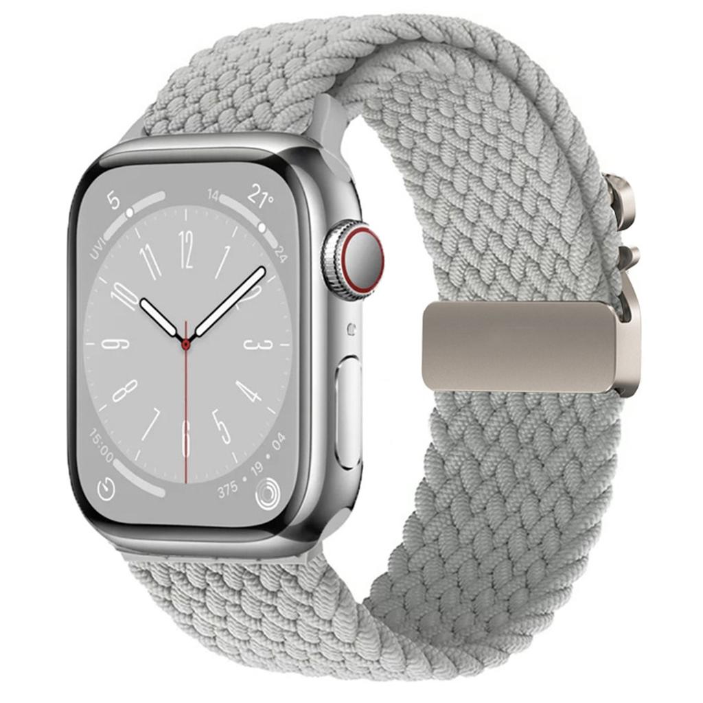 1Pcs Nylon Apple Watch Strap for Apple Watch S10 46mm 42mm Ultra 2 49mm 44 45 41 40 38mm Band for IWatch 10 9 6 5 SE 7 8 4 3 Smart Watch Accessories