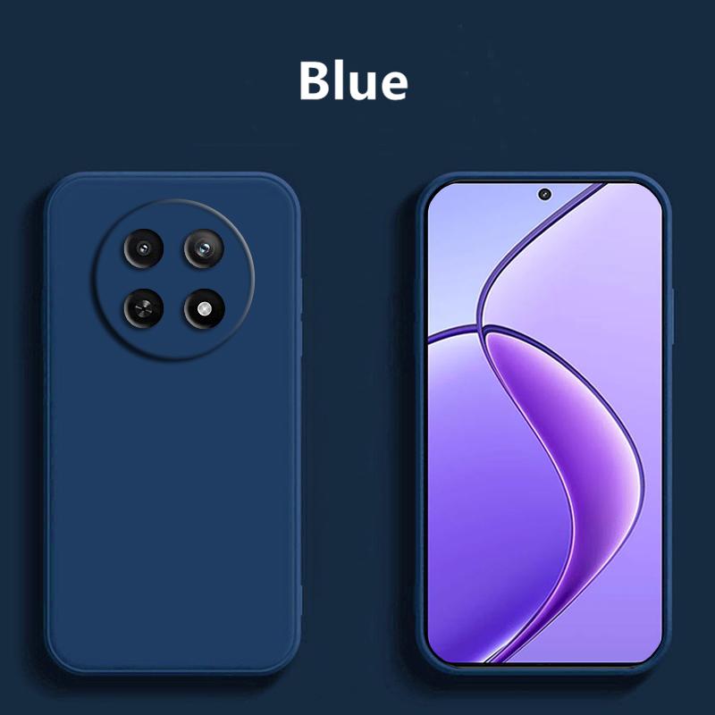 For Cover Realme 12 Case Cover for Realme 12 5G Phone Shell Bumper Liquid Silicone Back Case for Realme 12 5G