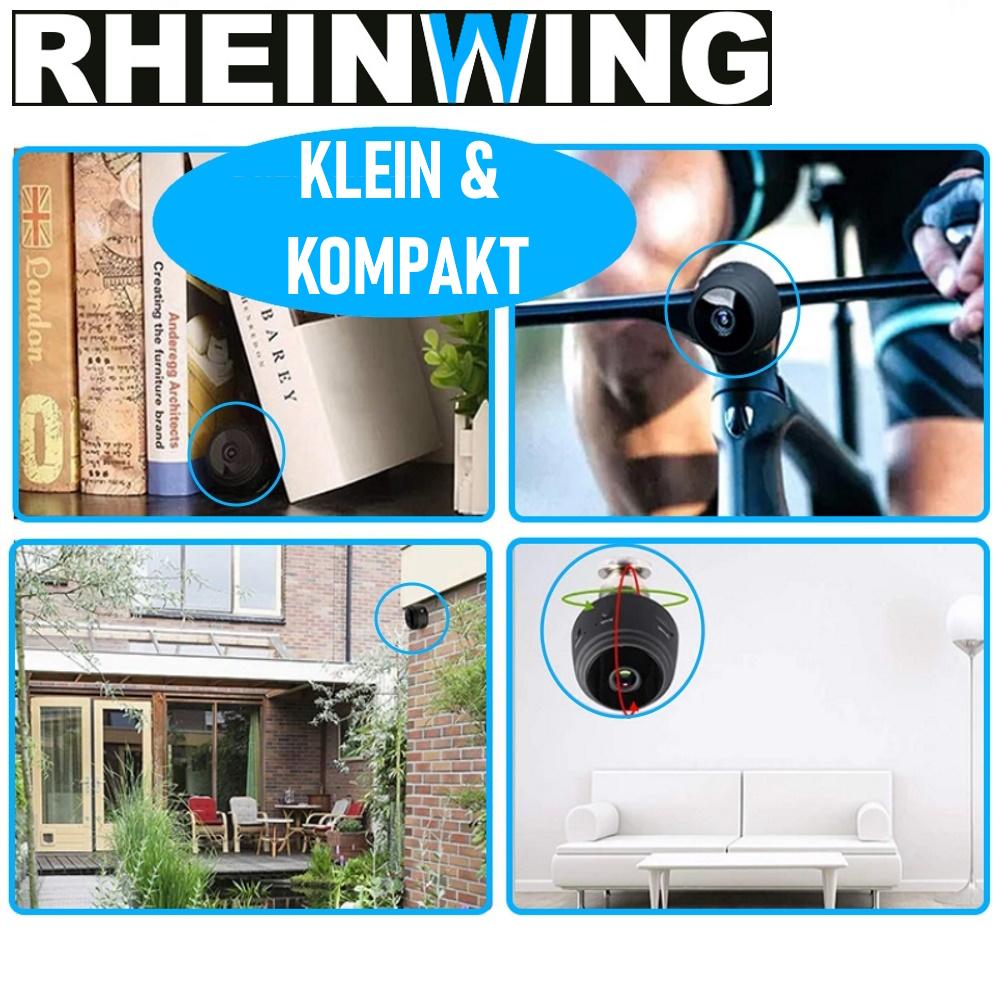 RHEINWING 1080p магнитная WiFi мини камера HD камера наблюдения карманная камера