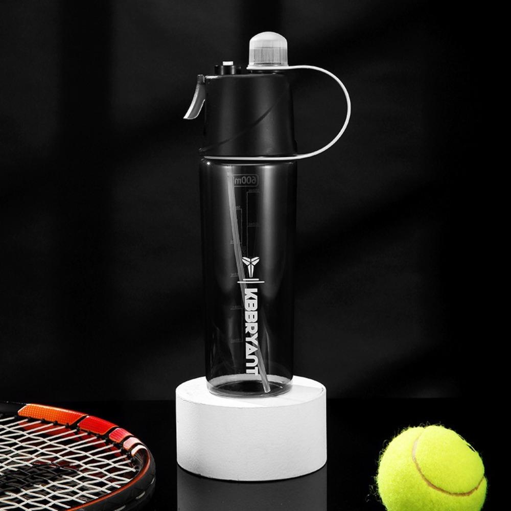 600ml Mist & Sip Water Bottle Insulated Spray Cool Sports Bottle for Fitness & Outdoor